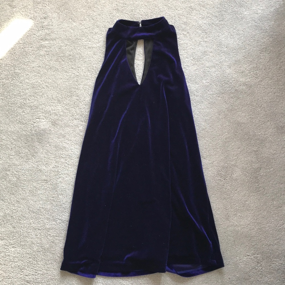 Velvet Purple Dress